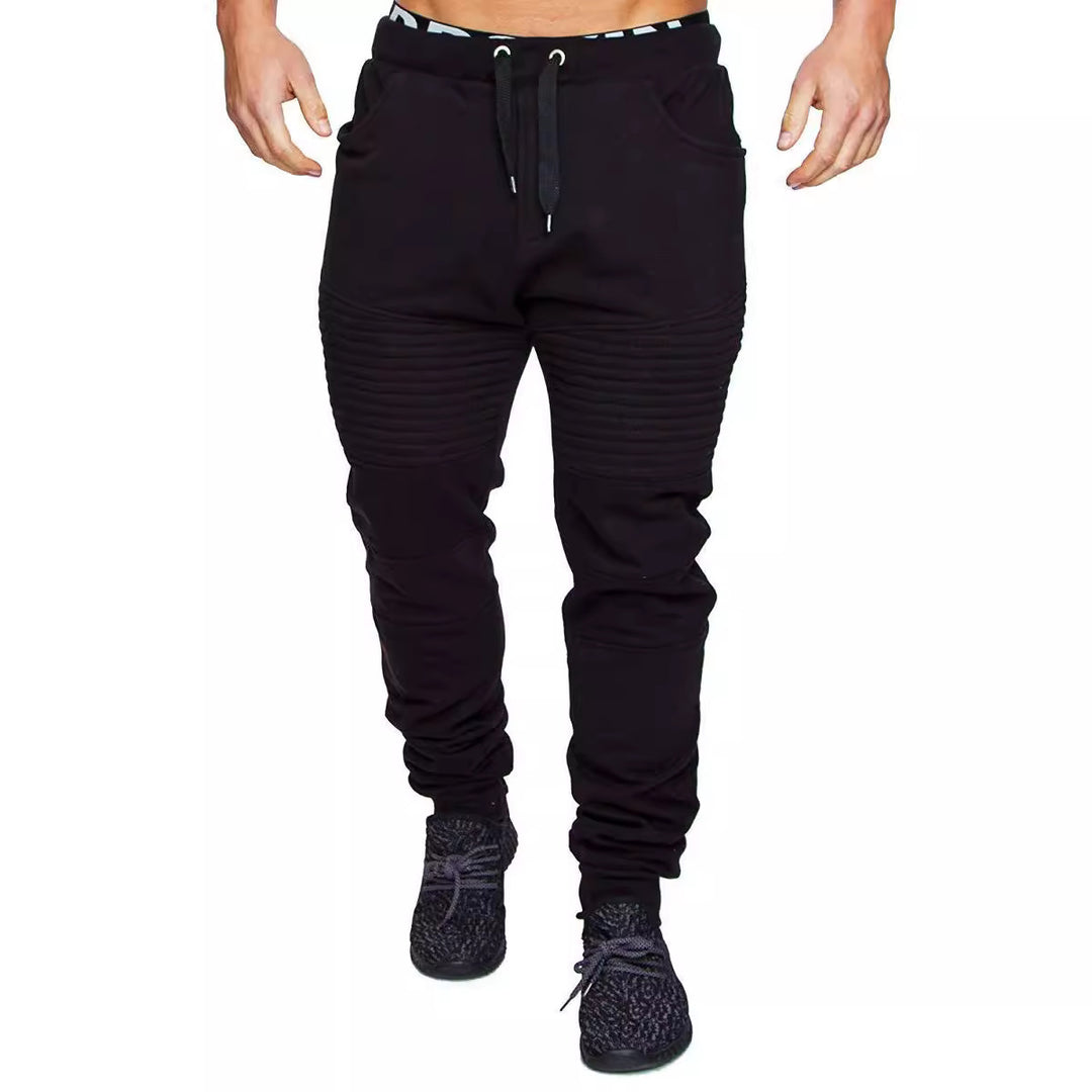 Herren Slim-Fit Jogginghose mit strukturierten Einsätzen Echoarchiv