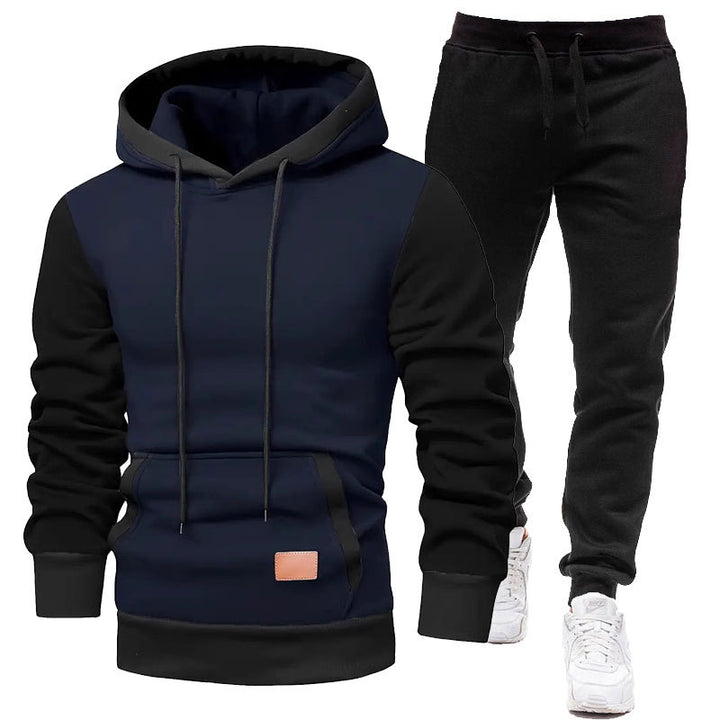 Herren Sportliches Hoodie- und Jogginghosen-Set Echoarchiv
