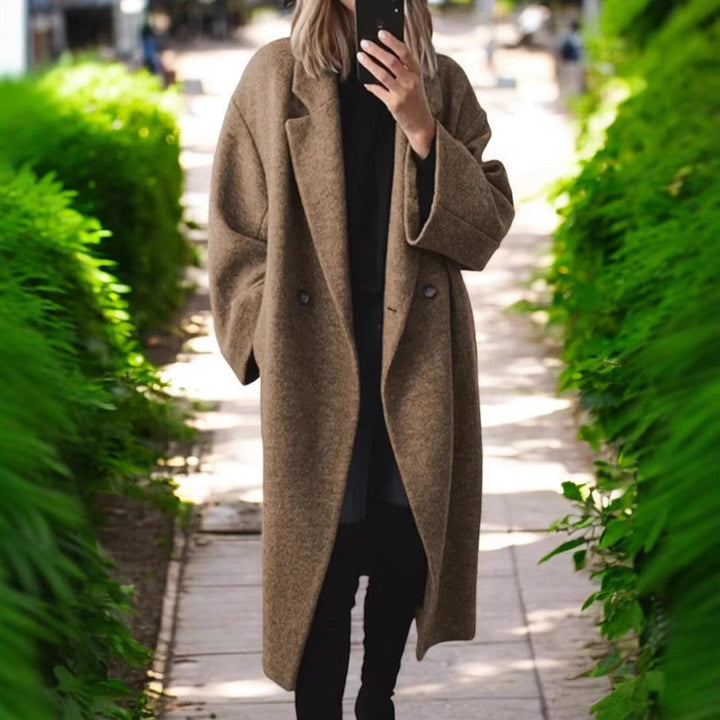 Damen Oversized Wollmantel Echoarchiv