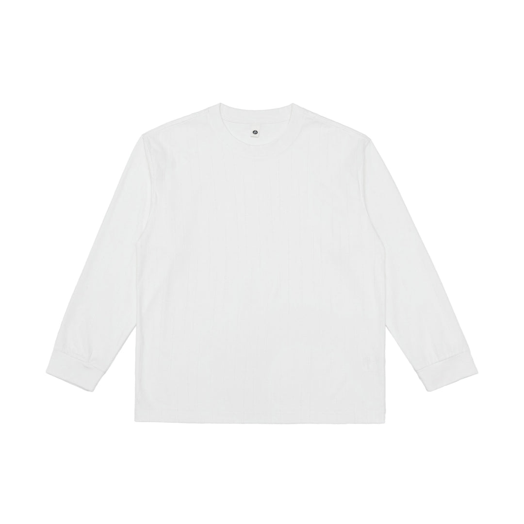 Unisex Premium-Langarmshirt aus Strukturjersey mit verstärktem Rundhals Echoarchiv
