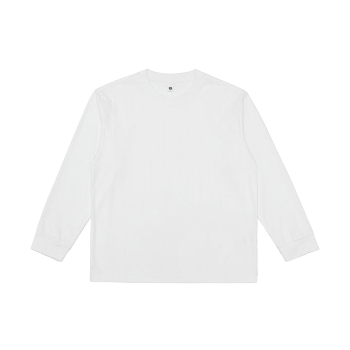 Unisex Premium-Langarmshirt aus Strukturjersey mit verstärktem Rundhals Echoarchiv