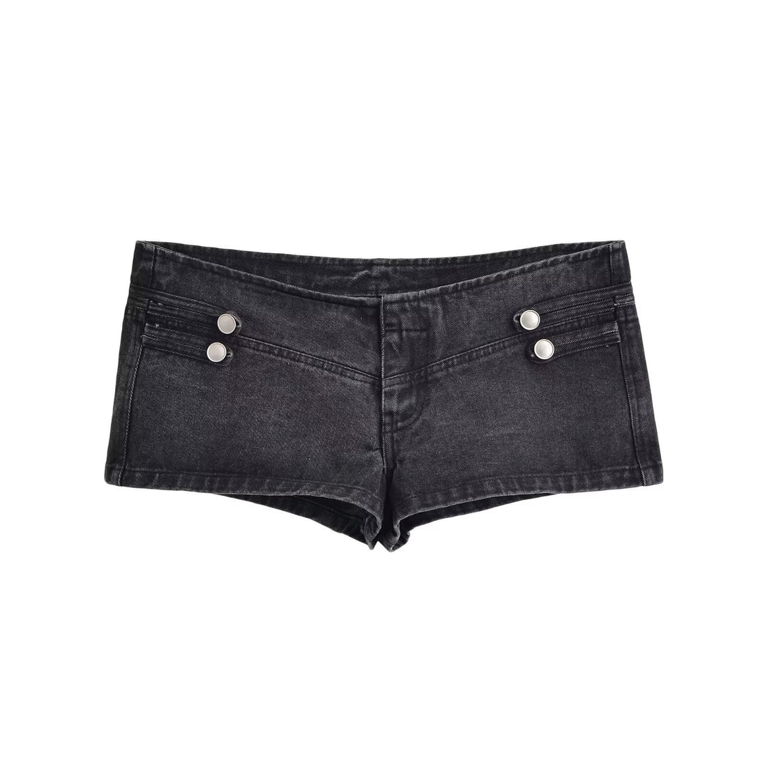 Damen Jeansjacke im Military-Stil mit Stehkragen und dekorativen Zierknopfleisten Echo Archiv