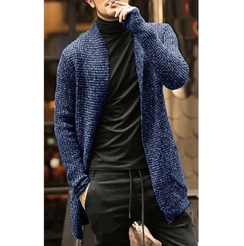 Herren lässige Strickjacke mit stylishen Details Echoarchiv