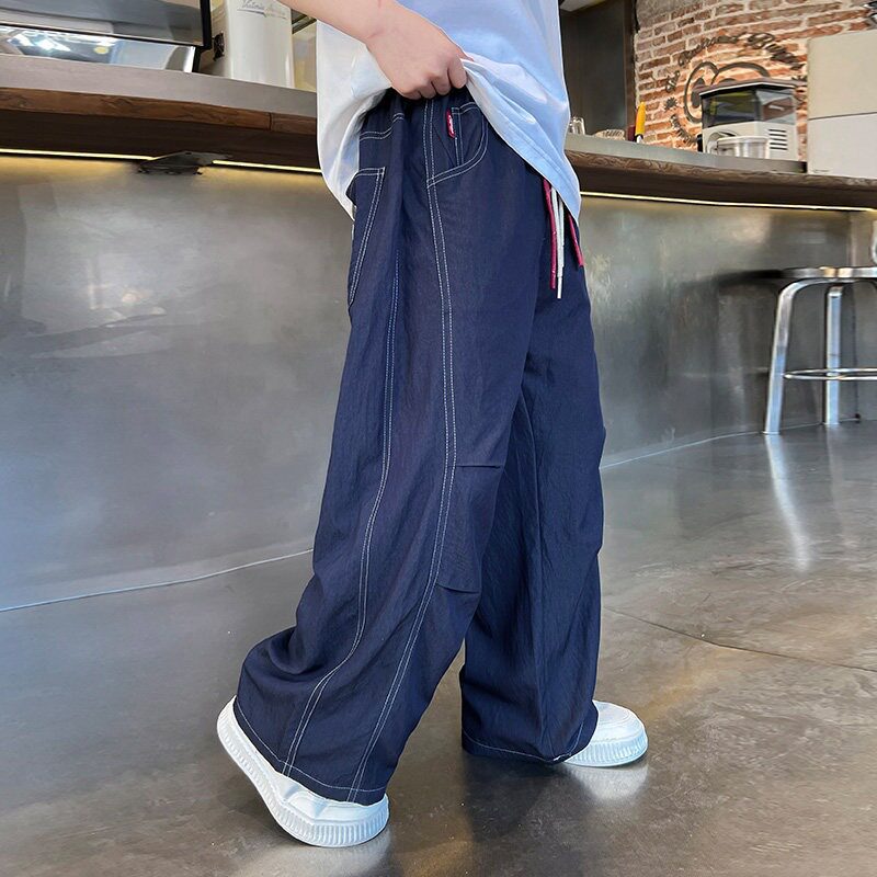 Damen weite und bequeme Denim-Hose mit praktischen Taschen Echo Archiv