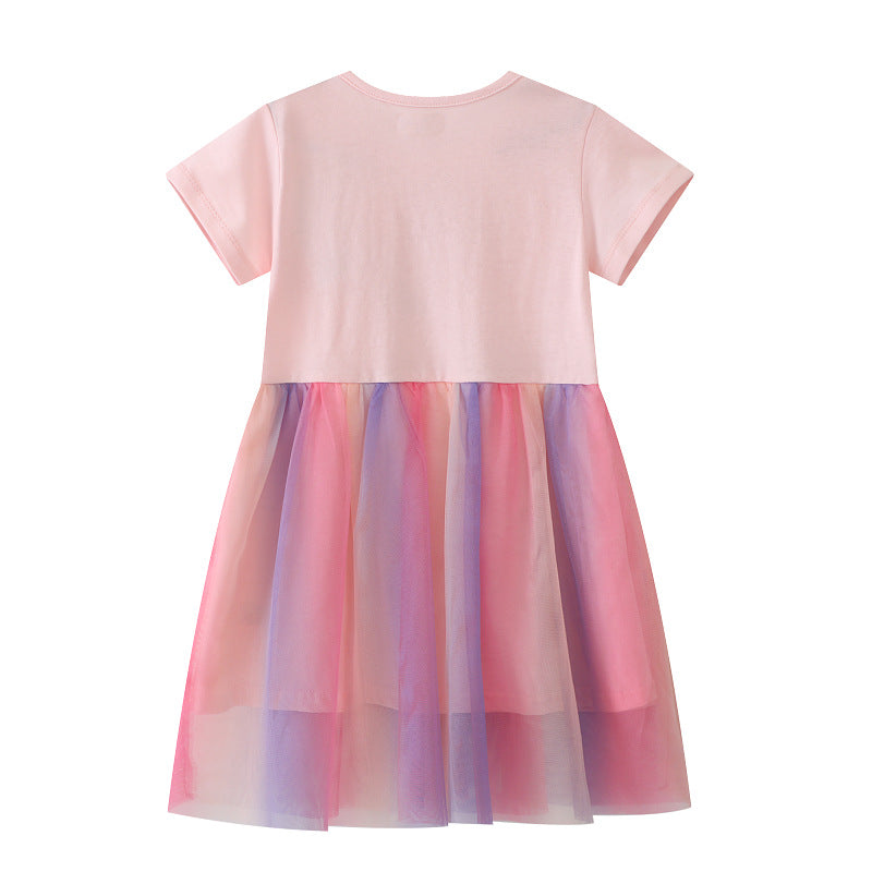 Mädchen Tüllkleid mit Ballerina-Motiv Echo Archiv