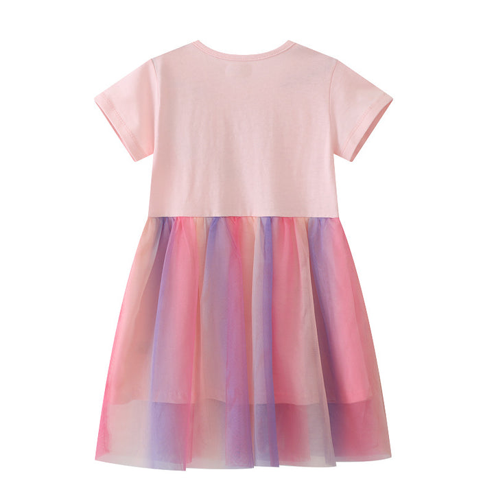 Mädchen Tüllkleid mit Ballerina-Motiv Echo Archiv
