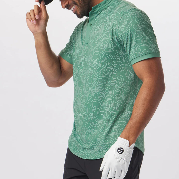 Herren Golf Polo mit modernem Muster Echoarchiv