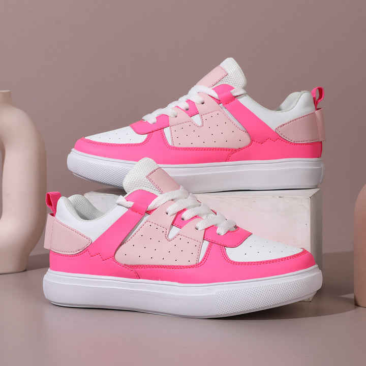 Herren Trendige Sneaker mit niedrigem Schaft, dicker Plateau-Sohle und synthetischem Leder Echoarchiv