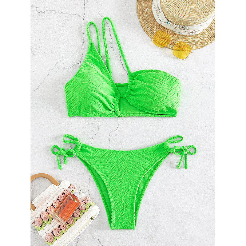 Damen Bikini-Set mit modischem Wickeldetail Echo Archiv