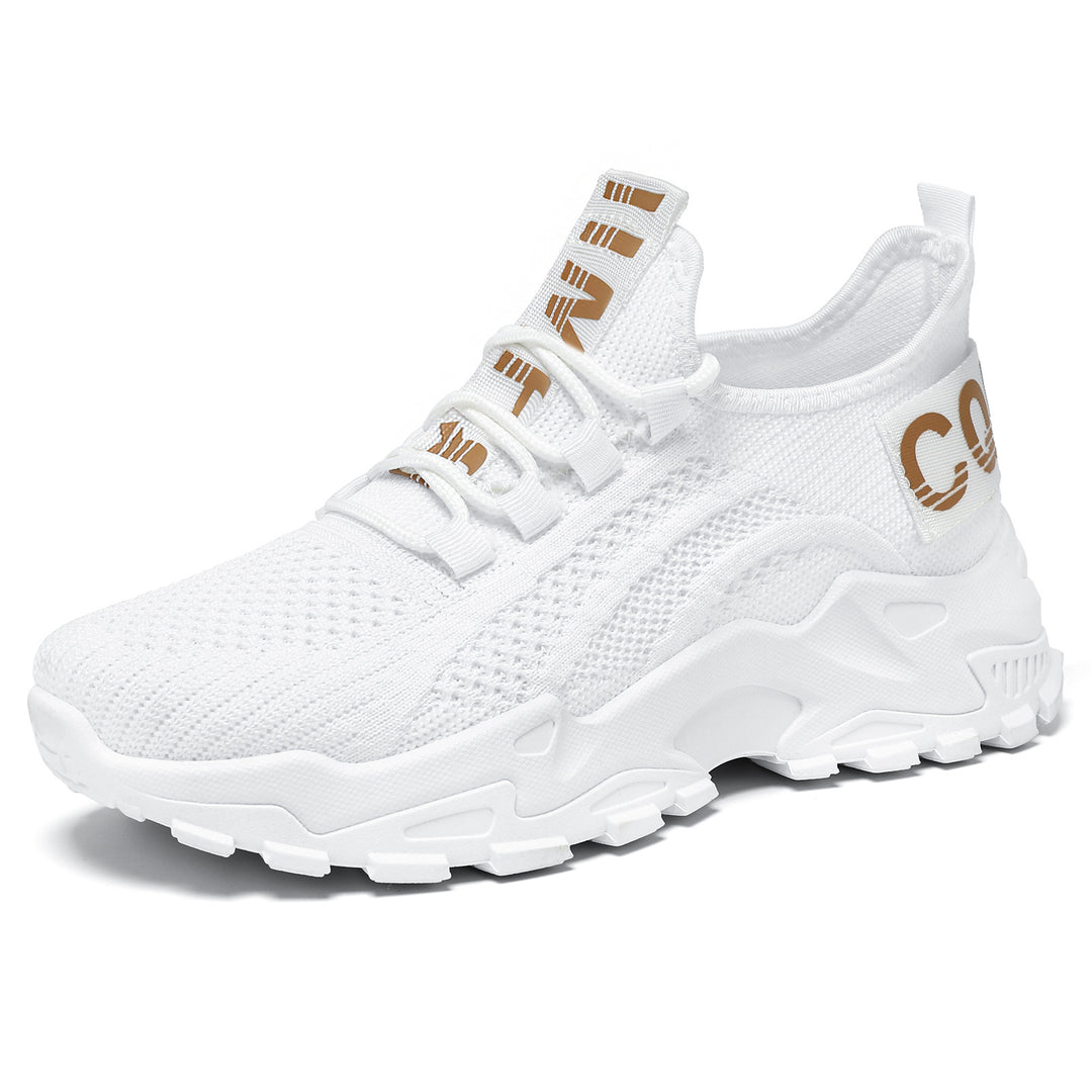 Damen nan nahtloser 3D-Strick Slip-On Sneaker mit elastischem Schlupfschaft, gepolsterter Fersenlasche und griffiger Hybridprofilsohle Echo Archiv