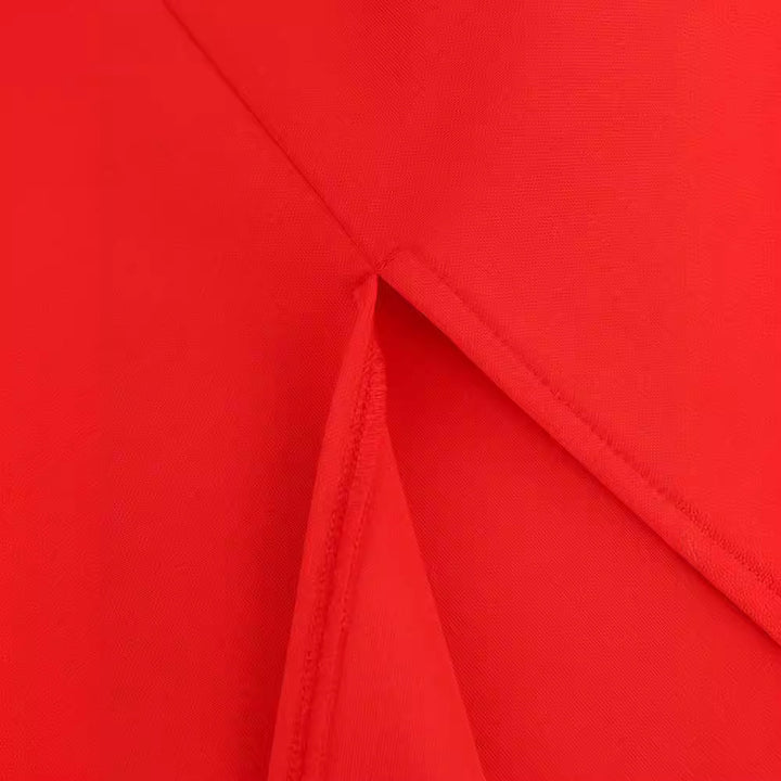 Damen Figurbetontes Kleid mit asymmetrischem Rüschen-Ausschnitt Echo Archiv