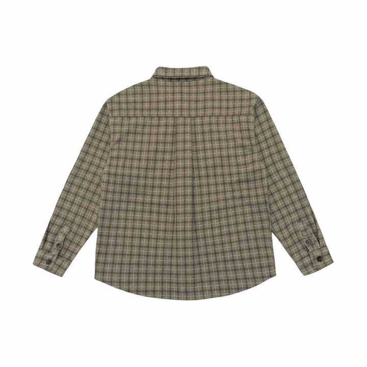 Unisex Kariertes Hemdjacke-Overshirt aus Wollmischung Echoarchiv
