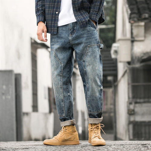 Herren Modische Relaxed-Fit Jeans Echoarchiv