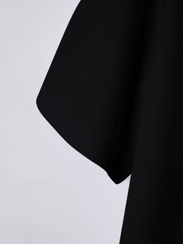 Herren Polo-Shirt mit auffälligem grafischen Print Echoarchiv