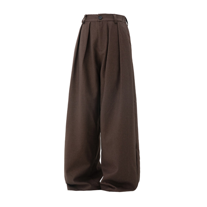 Damen Weite Hochtaillierte Palazzohose mit Bundfalten und Ballonbein Echo Archiv
