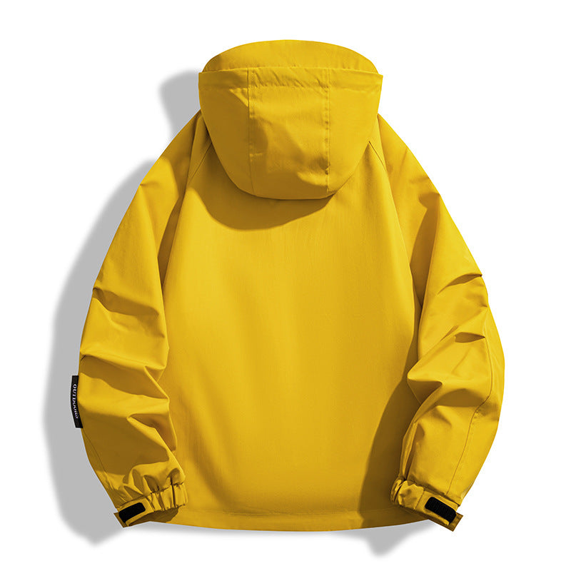 Herren Wasserabweisende Utility-Outdoorjacke mit Kapuze, Mehrfachtaschen und winddichter Membran Echo Archiv