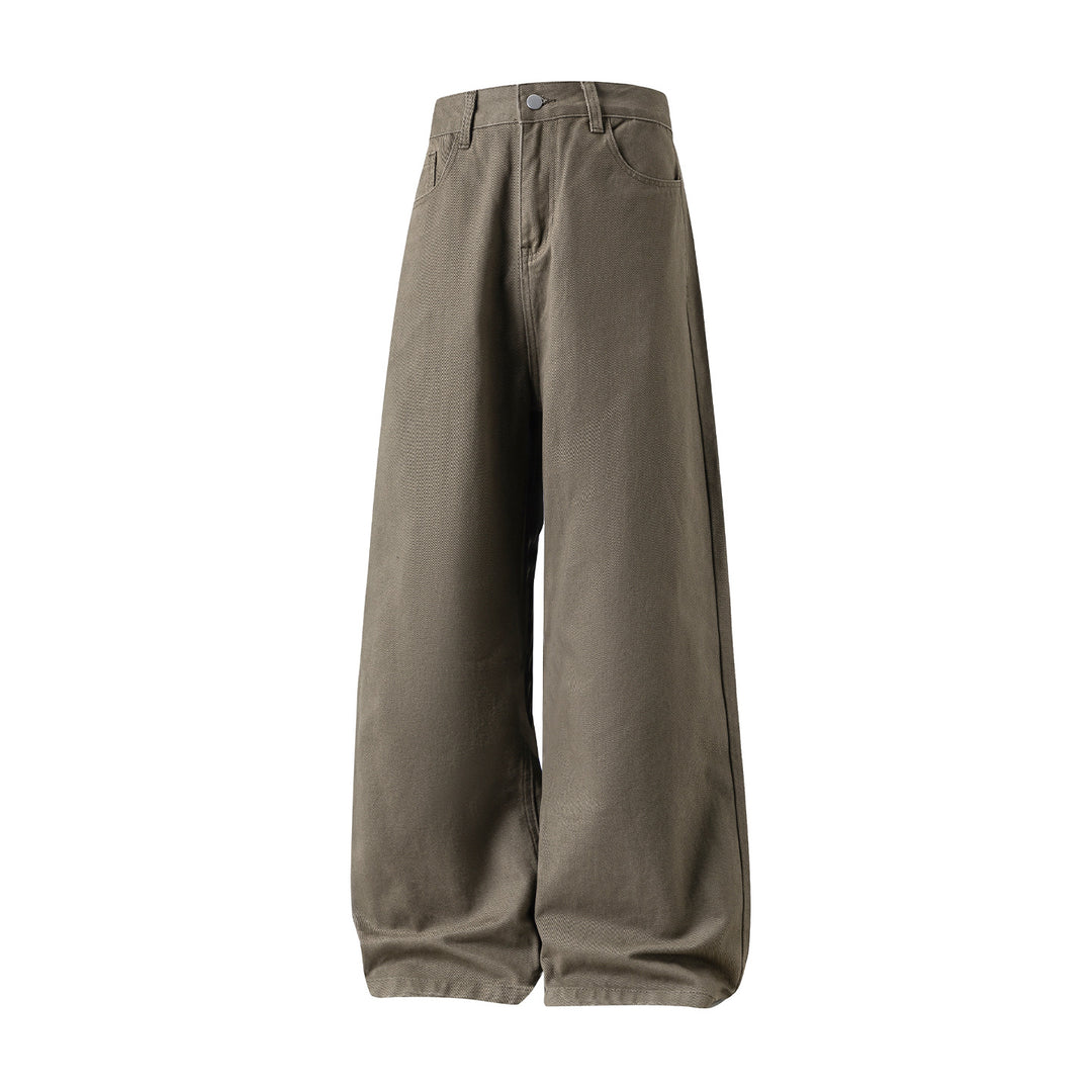 Damen Hochtaillierte Twill-Hose mit extra weitem Balloon-Schnitt Echo Archiv