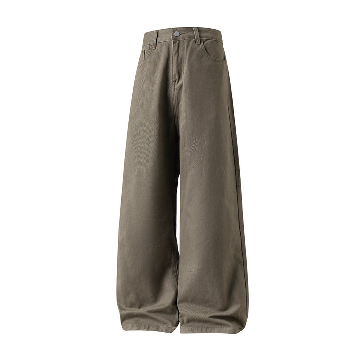 Damen Hochtaillierte Twill-Hose mit extra weitem Balloon-Schnitt Echo Archiv