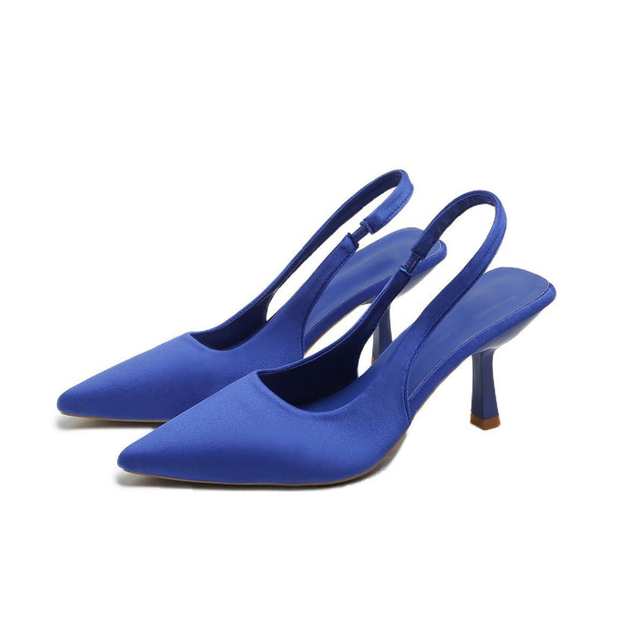 Damen Slingback-Pumps mit spitzer Zehenpartie und schmalem Kitten-Heel – Lioré