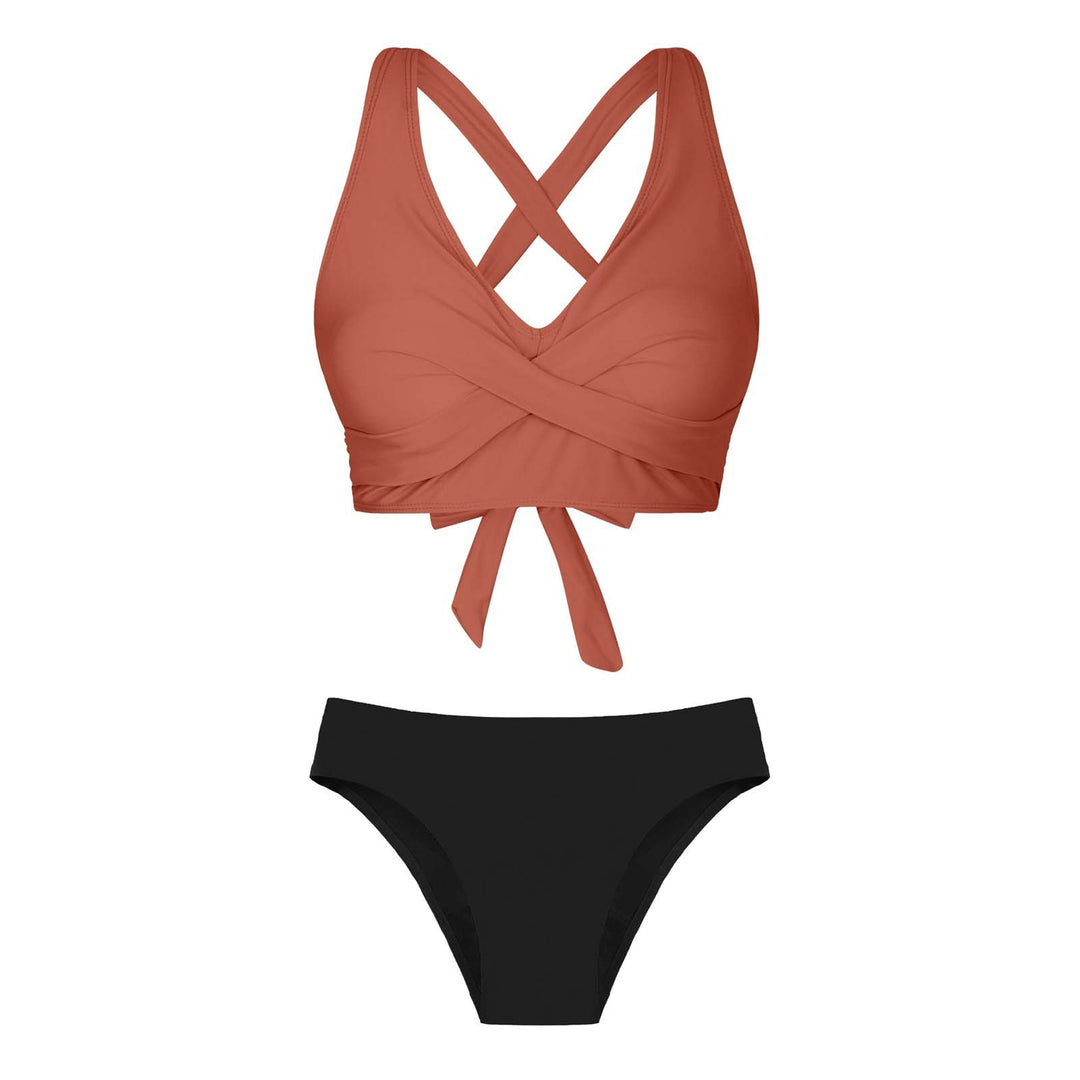 Damen Zweiteiliger Badeanzug mit floralem Design Echo Archiv