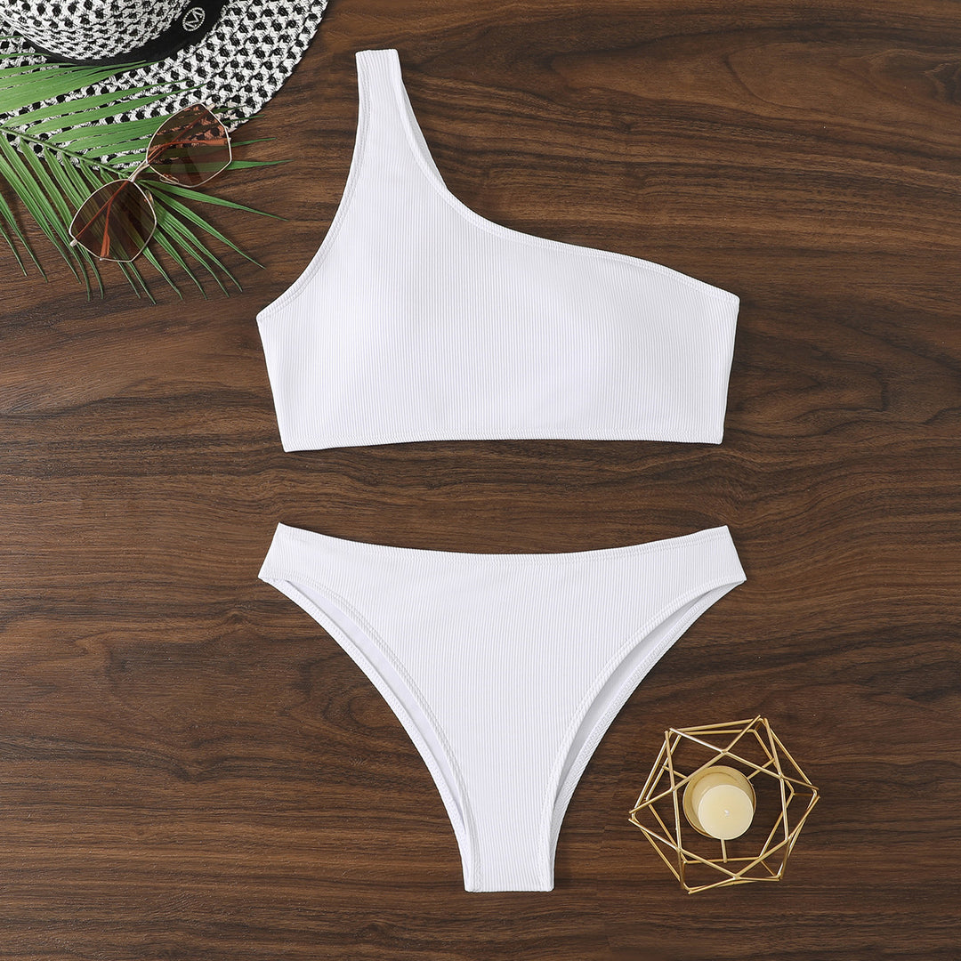 Damen Einseitiger Bikini mit asymmetrischem Design Echo Archiv