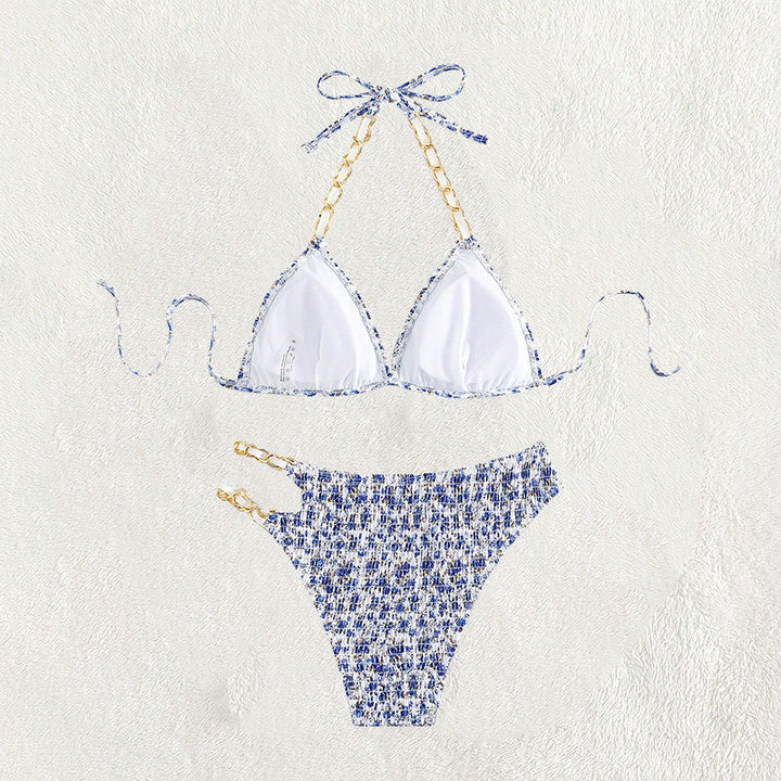 Damen Triangel-Bikini mit eleganten Kettenverzierungen Echo Archiv