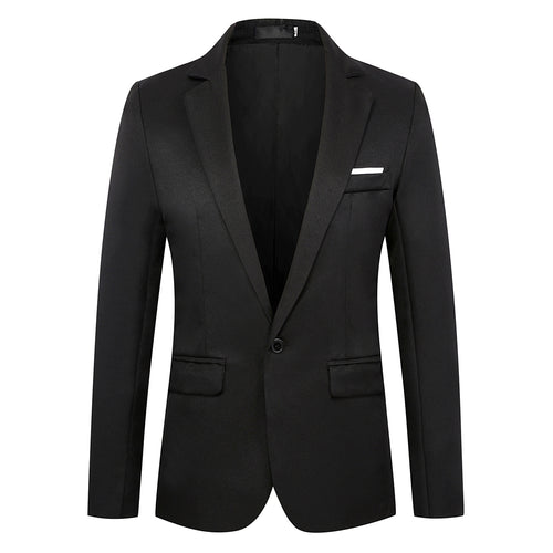 Herren nan tailliertes Satin-Sakko mit schmaler Silhouette, Notch-Revers und dekorativer Brustpaspel Echo Archiv
