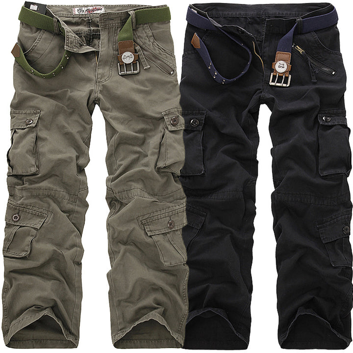 Herren Cargo-Hose mit elastischem Bund und vielseitigen Taschen Echoarchiv