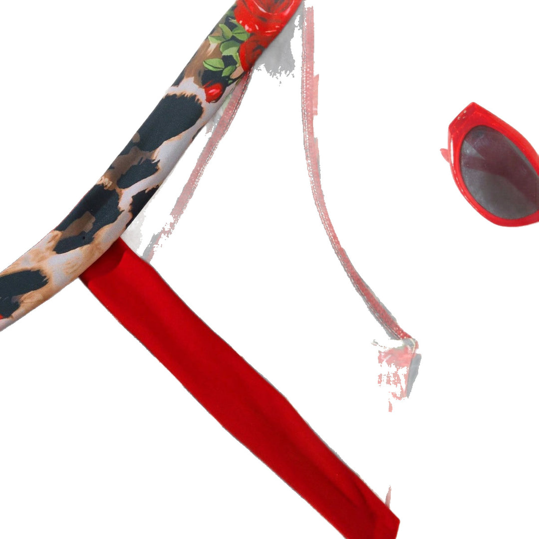 Damen Sportlicher Einteiler mit floralem und animalischem Design Echo Archiv