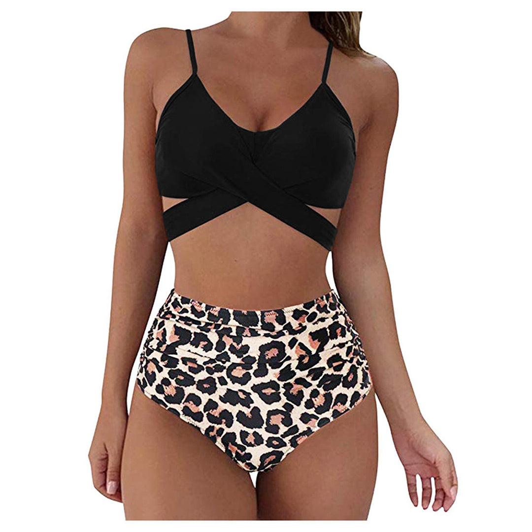 Damen Crop-Top Bikini-Set mit geflochtenem Design Echo Archiv