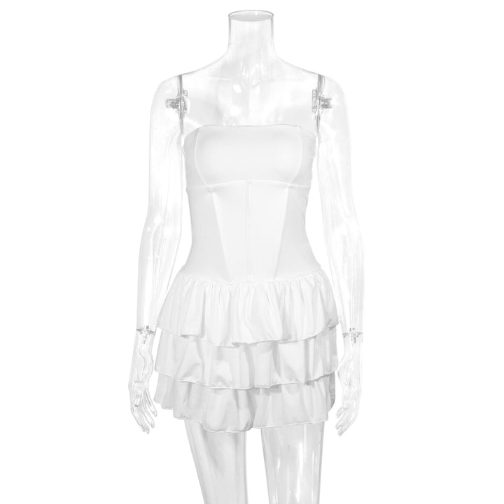 Damen figurbetontes Rüschensommerkleid Echo Archiv