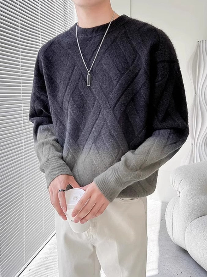 Herren Gemusterter Pullover Echoarchiv