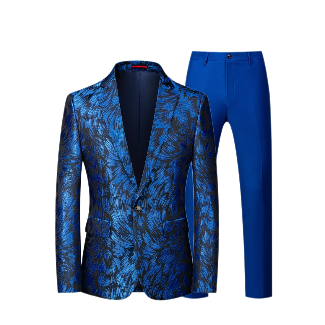 Herren Jacquard-Sakko mit Slim-Fit Anzughose Echo Archiv