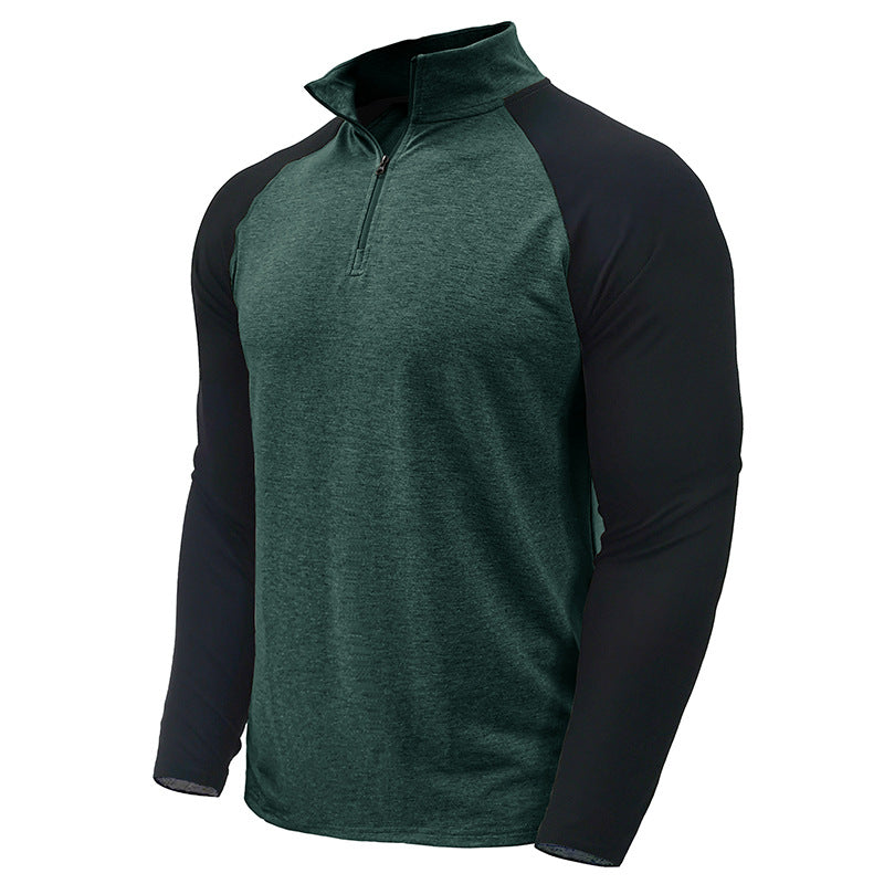 Herren Sportlicher Stehkragenpullover Echoarchiv