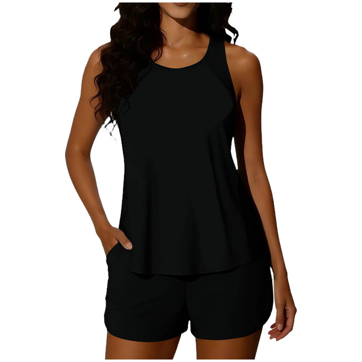 Damen Sportliches Tank-Top mit Shorts Echo Archiv