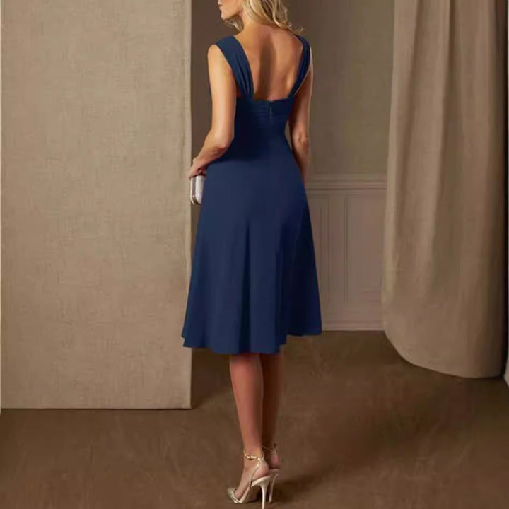 Damen nan Chiffon-Abendkleid mit Bolero und asymmetrischem Lagenrock Echoarchiv