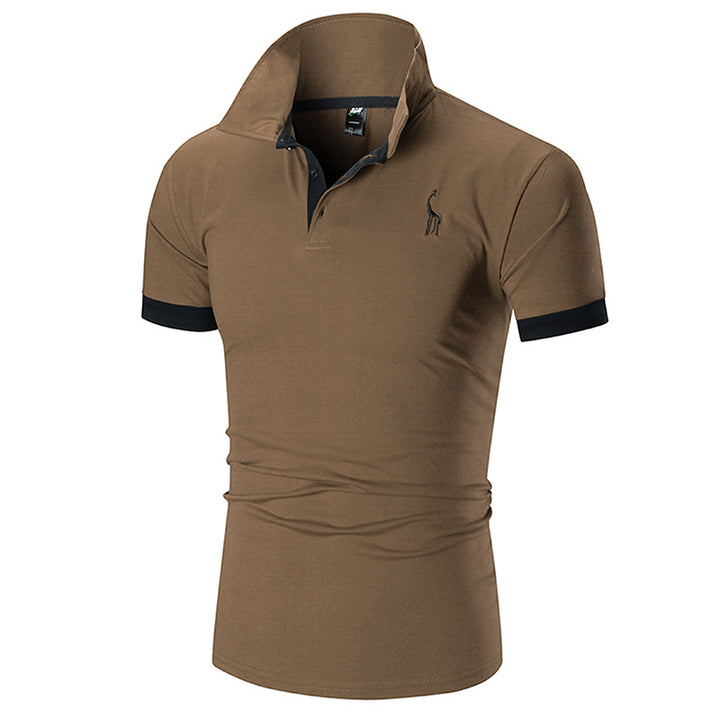 Herren Poloshirt mit modernem Kragen und figurbetonter Passform Echoarchiv
