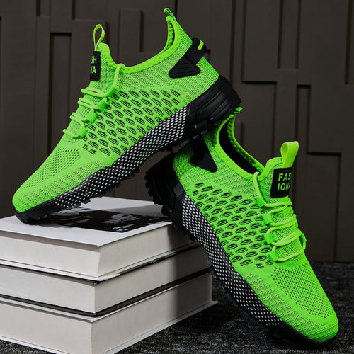 Herren Strick-Sockensneaker für Training und Trail mit robuster Profilsohle Echoarchiv