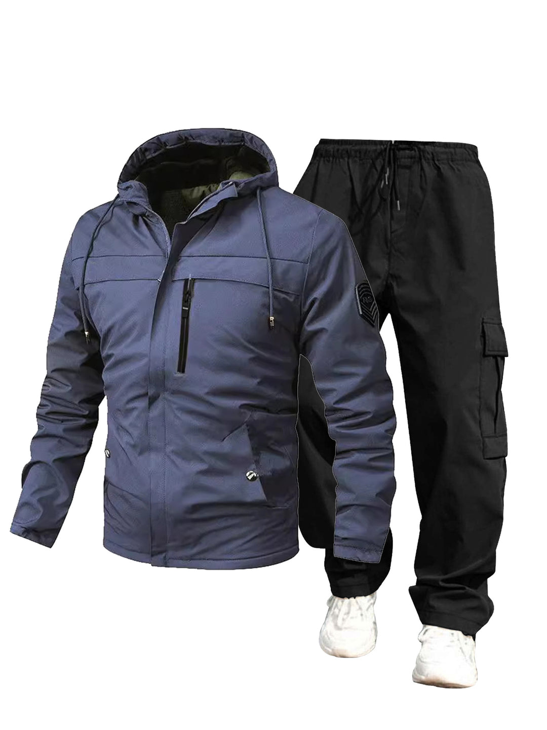 Herren Wetterfeste Outdoor-Jacke und Cargo-Hose Echo Archiv