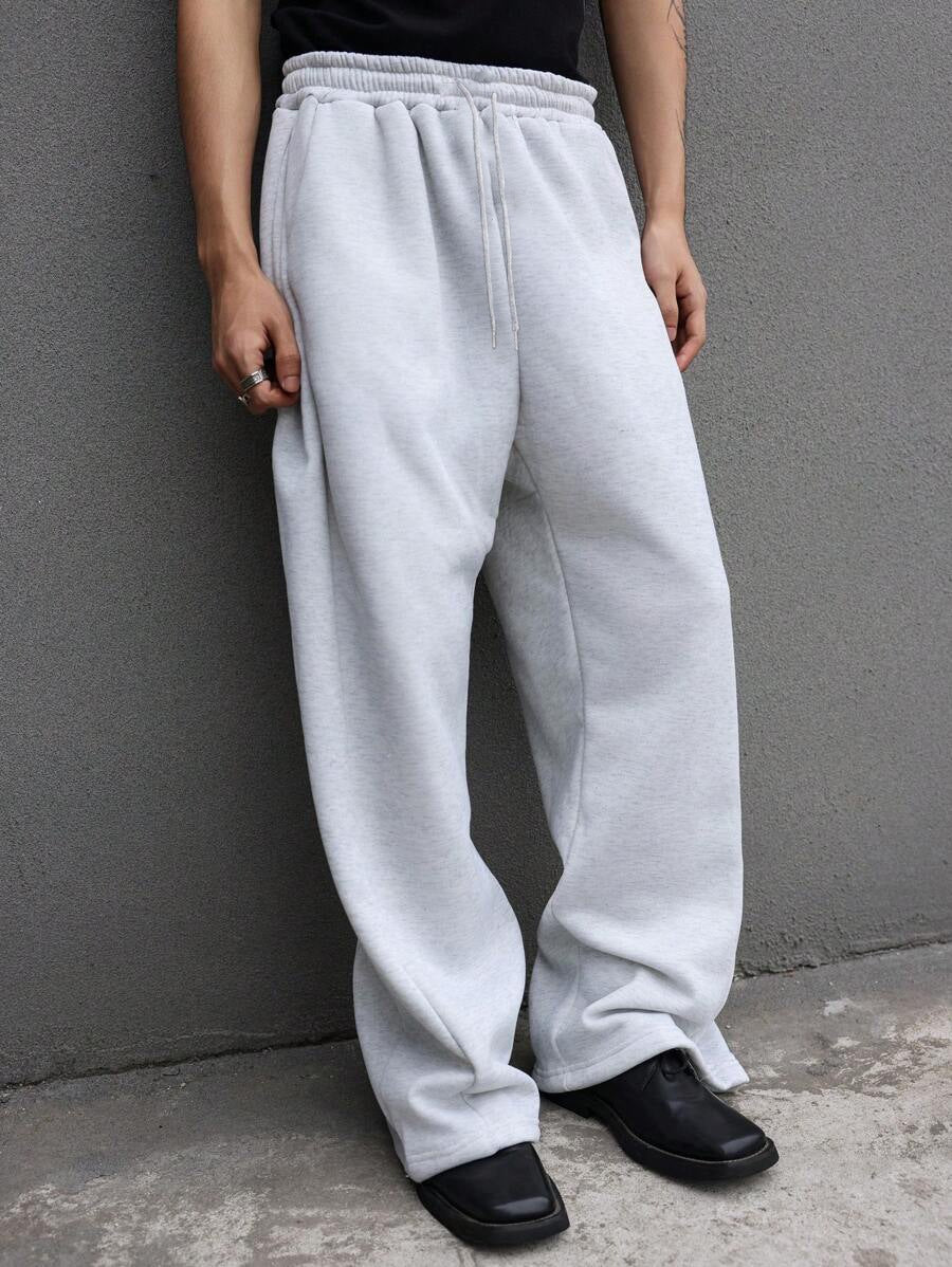 Herren Weite Baggy-Jogginghose mit elastischem Bund, Tunnelzug & extra langem Bein Echoarchiv