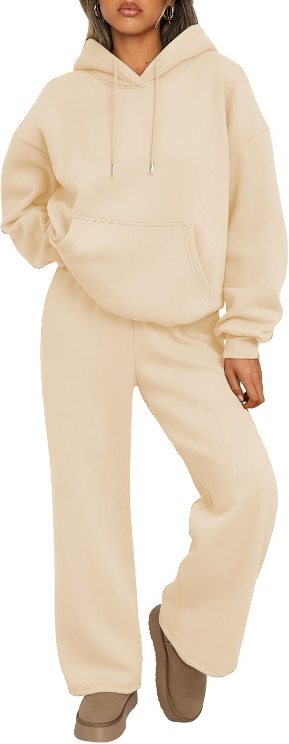 Unisex minimalistischer Kapuzenpullover aus French-Terry mit flachem Kordelzug und verstärkter Nackenpasse Echo Archiv