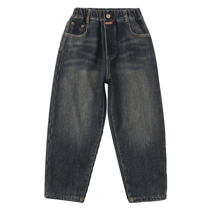 Herren baggy Jeans mit kreativen Taschen Echo Archiv