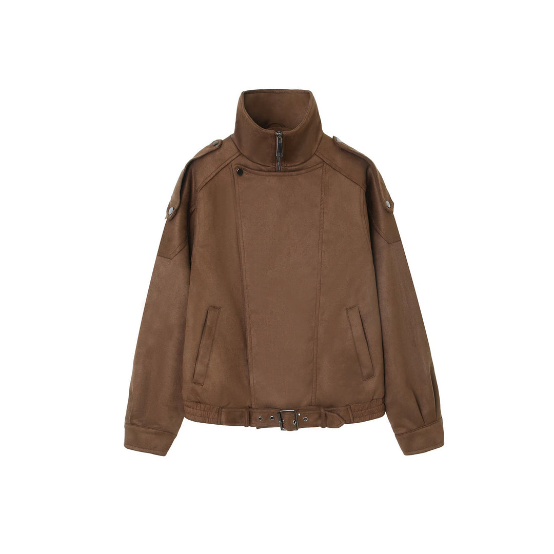 Damen Luxus Kunstleder Jacke Echo Archiv