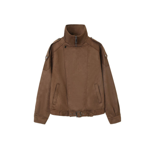 Damen Luxus Kunstleder Jacke Echo Archiv