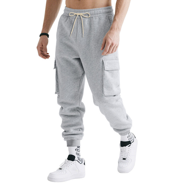 Herren Cargo-Jogginghose mit praktischen Seitentaschen und elastischem Bund Echoarchiv