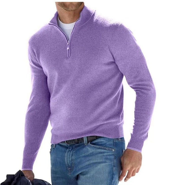 Damen nan leichter Sweatshirtpullover mit halbem Reißverschluss Echo Archiv