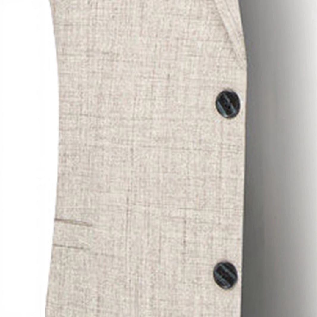 Herren eleganter Freizeit-Blazer mit komfortablem Schnitt und feiner Struktur Echoarchiv