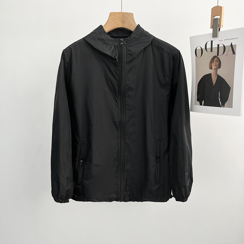 Damen Leichte Übergangsjacke mit Kapuze und Reißverschluss Echo Archiv