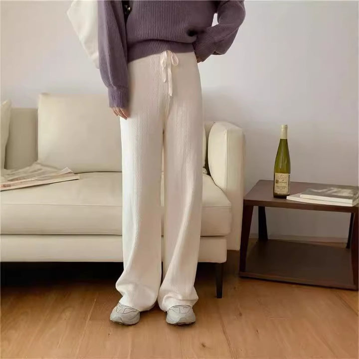 Damen Elegante weite Strickhose Echo Archiv