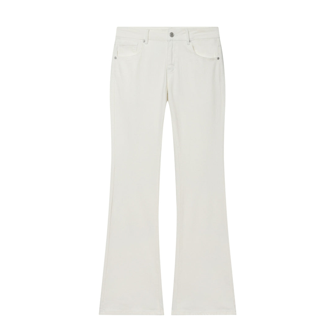 Damen Hochtaillierte ausgestellte Jeans mit Kickflare und Fünf‑Taschen‑Schnitt Echo Archiv